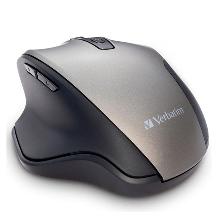 Verbatim Silent Ergonomic Wireless Led Mouse - Graphite IP844