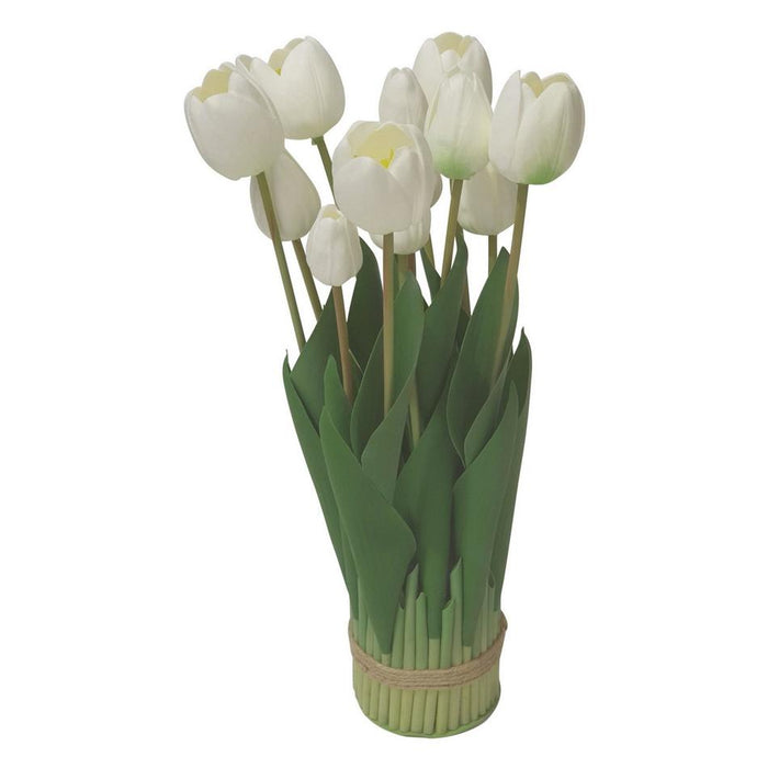 Rembrandt White Tulip Arrangement - 9 Head IV3003