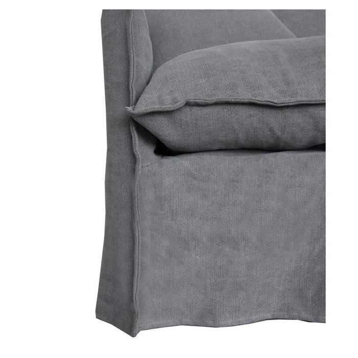 Rembrandt Chantilly Slip Cover 2 Seat Sofa - Dark Grey KB9041