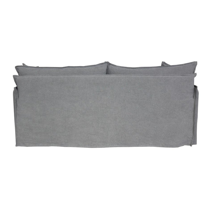 Rembrandt Chantilly Slipcover 3 Seat Sofa - Dark Grey KB9042