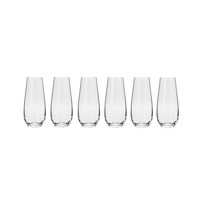 Krosno Harmony Stemless Flute 230ML 6 Gift Boxed KR0265 1