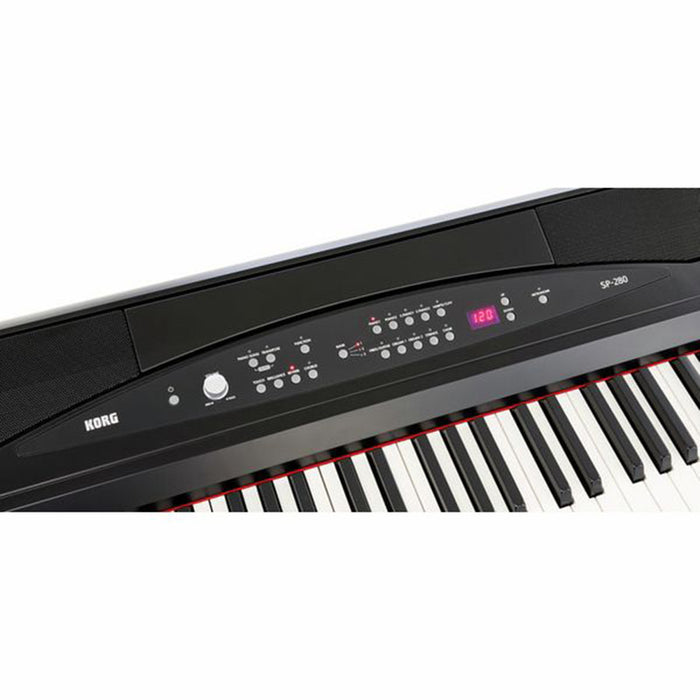 Korg SP280BK Digital Piano Black with Stand