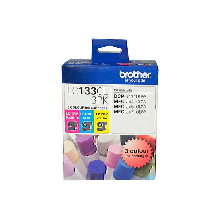 Brother LC133 CMY Colour Pack LC133CL3PK