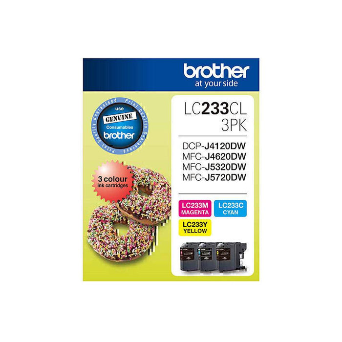 Brother LC233 CMY Colour Pack LC233CL3PK