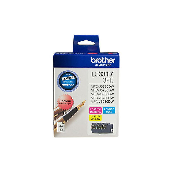 Brother LC3317 CMY Colour Pack LC33173PK