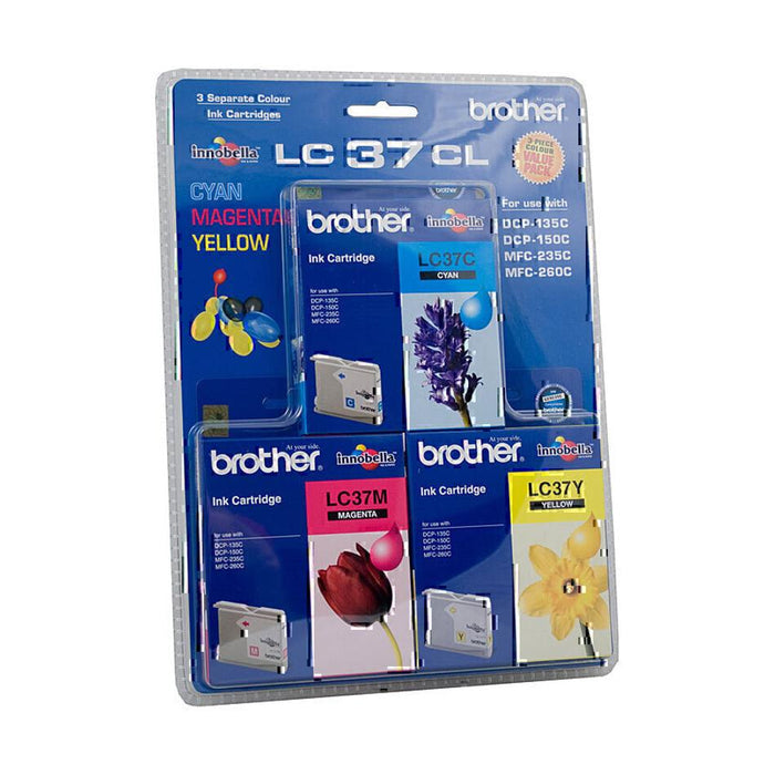 Brother LC37 CMY Colour Pack LC37CL3PK