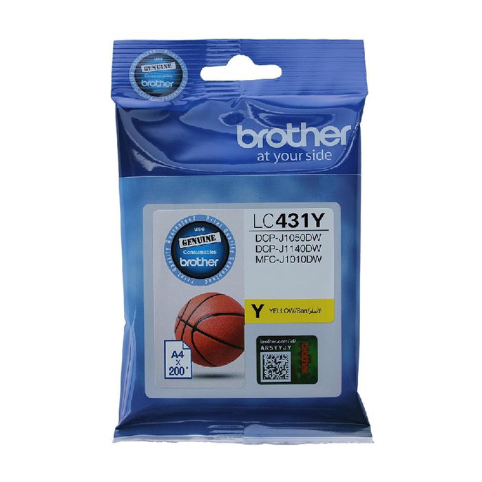 Brother LC431Y Yellow Ink Cartridge