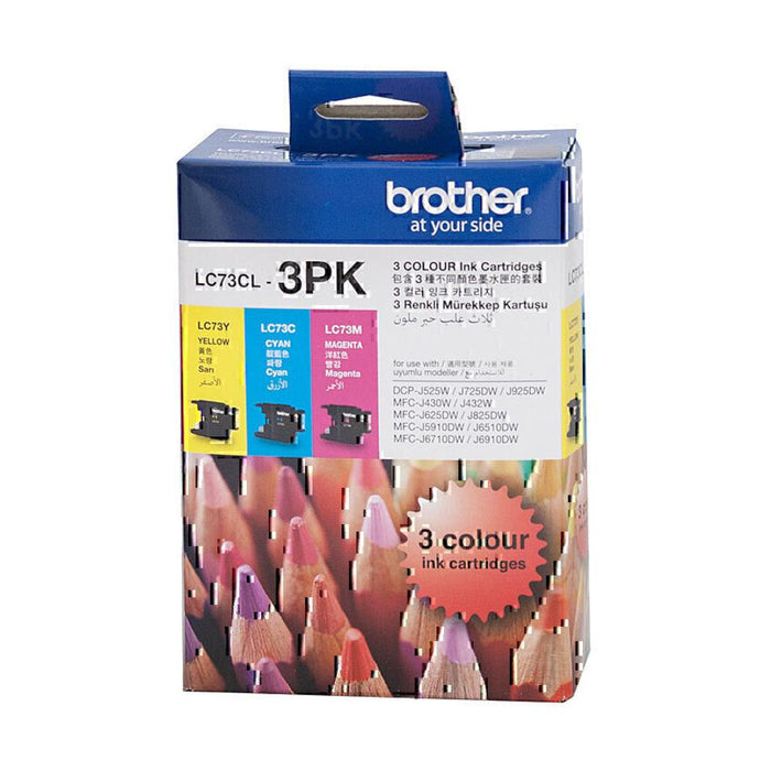Brother LC73 CMY Colour Pack LC73CL3PK