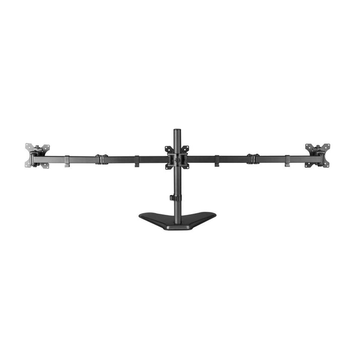 Brateck 13"-27" Triple Monitor Economy Desk Mount Stand. LDT12-T034N