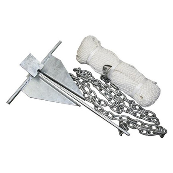 Anchor Kit With 50M Rope And 2M Chain - 2.7Kg/6Lb MAA026