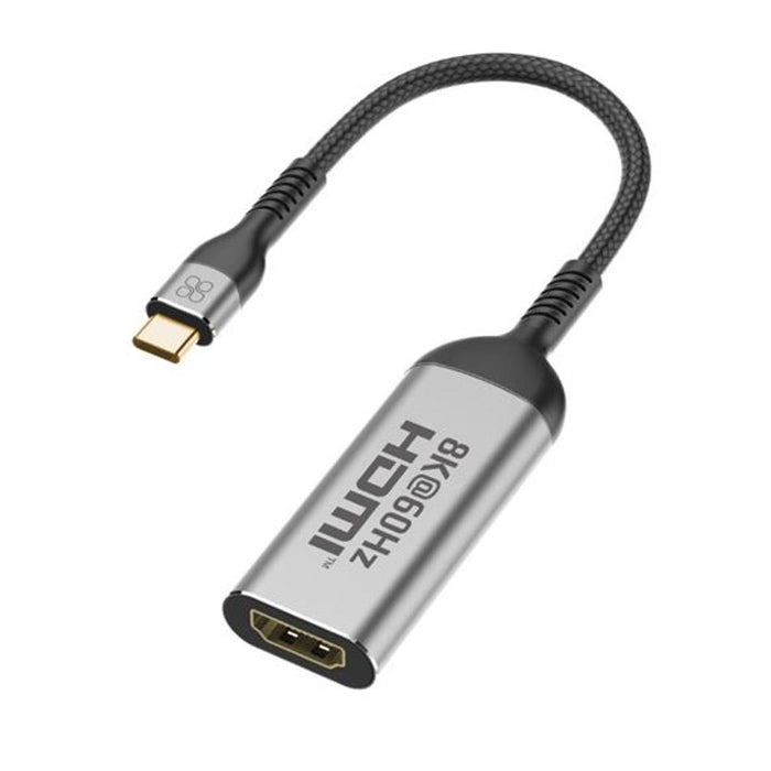 Promate Usb-C To Hdmi Adapter Supports Up To 8K@60Hz Hd Res.