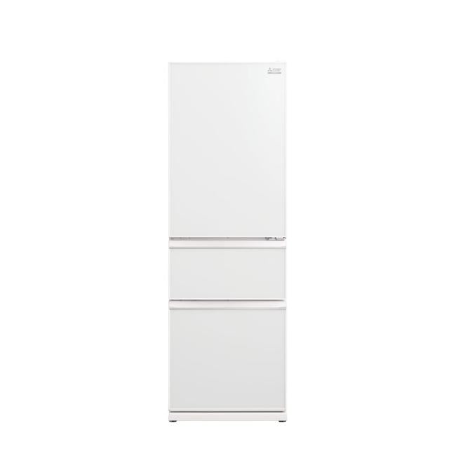 Mitsubishi Classic CX White Glass Multi Drawer Fridge MRCGX328ERGWHA