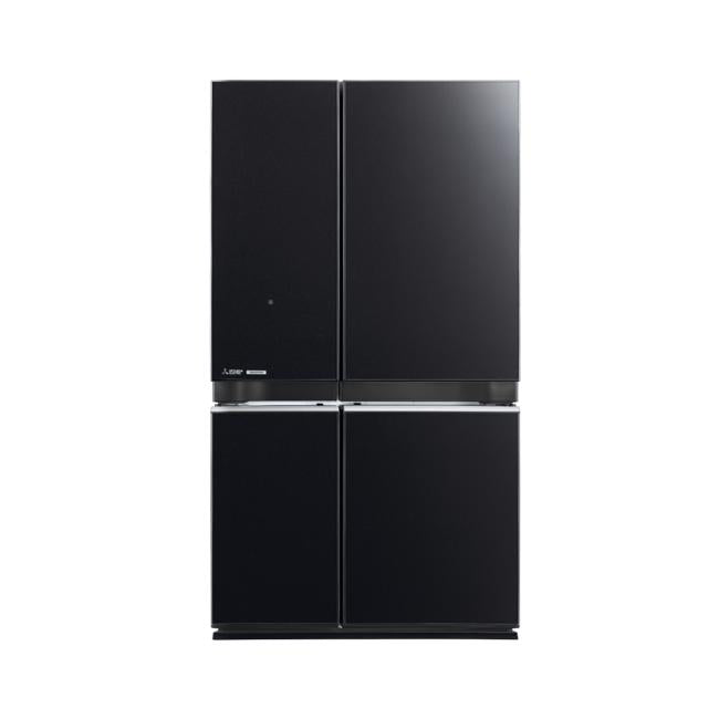 Mitsubishi Quad Door Black Glass 635L Refrigerator MRLA635ERGBKA