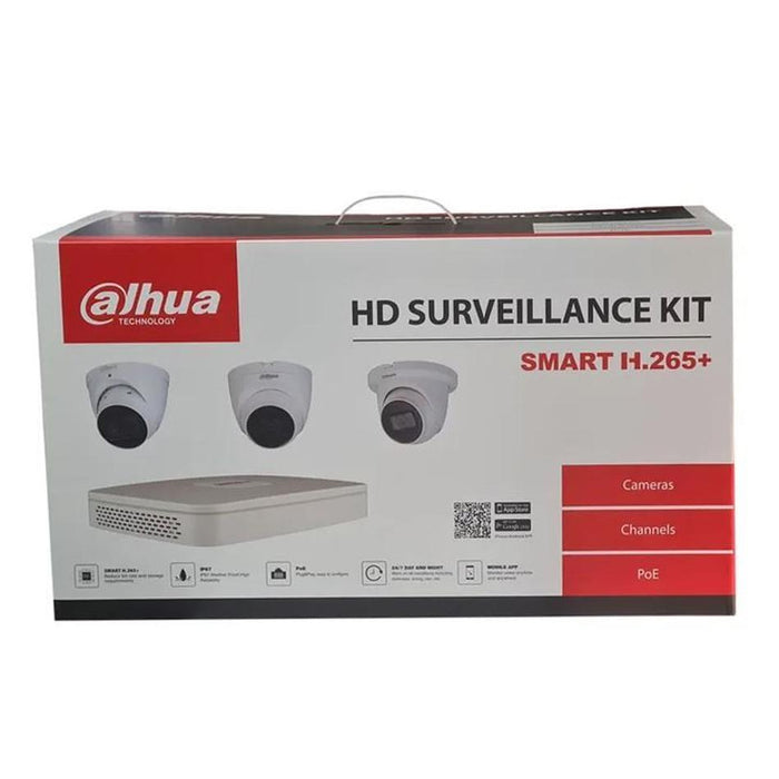 DAHUA 8-Channel IP Surveillance Kit  8-Port 4K PoE NVR with