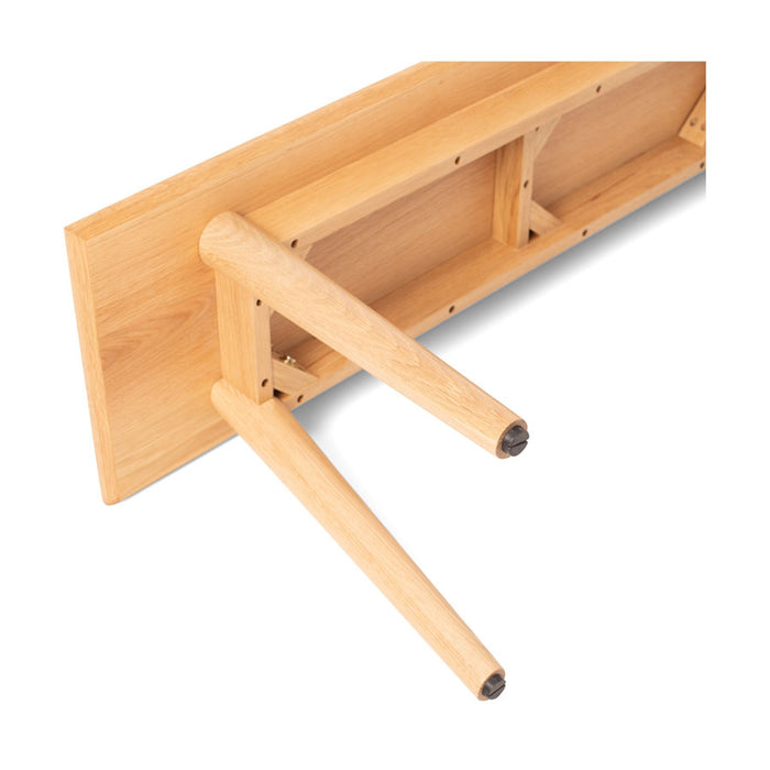 Nordik Scandinavian Style Oak Bench Seat