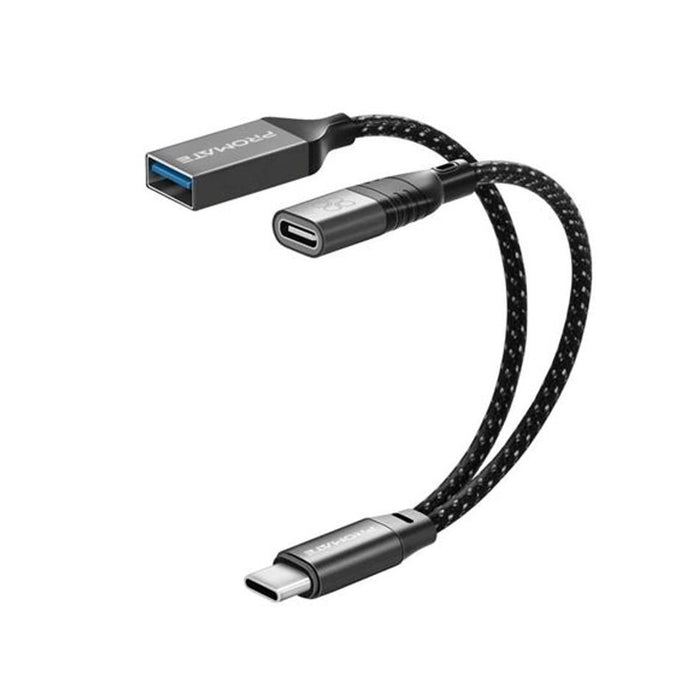 Promate Otg Media Adapter With With Usb-C Input
