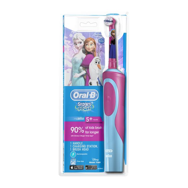 Oral-B Stages Frozen Power Kids Electric Toothbrush D12KF
