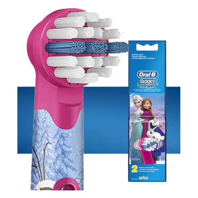 Oral-B stages Kids Brush head replacement 2 Frozen EB102F