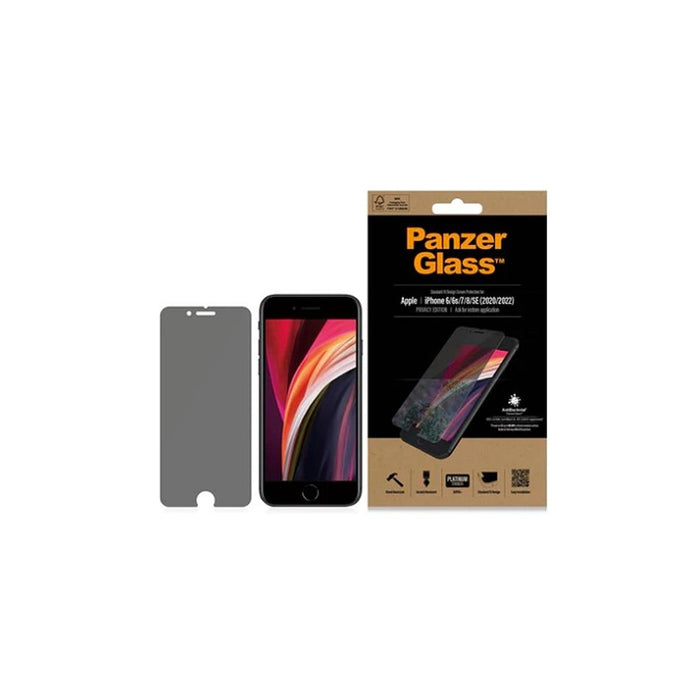 PanzerGlass Standrd Privacy SP iPhone 6/6s/7/8/SE Gen 2/3 P2684