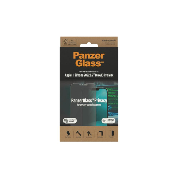 PanzerGlass Ultrawide Fit Privcy W/Aligner Sp Iphone 14 Plus P2785