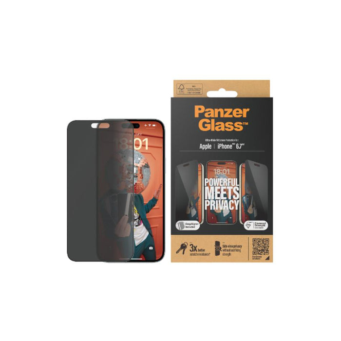 PanzerGlass Privacy Sp Iphone 15 Plus P2811