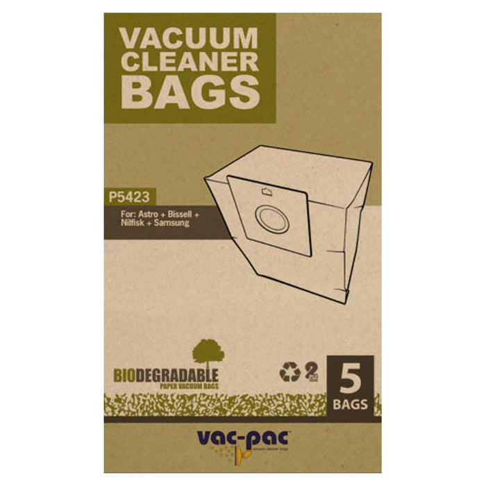 Vac-Pac Vacpac Vacuum Cleaner Paper Bags P5423