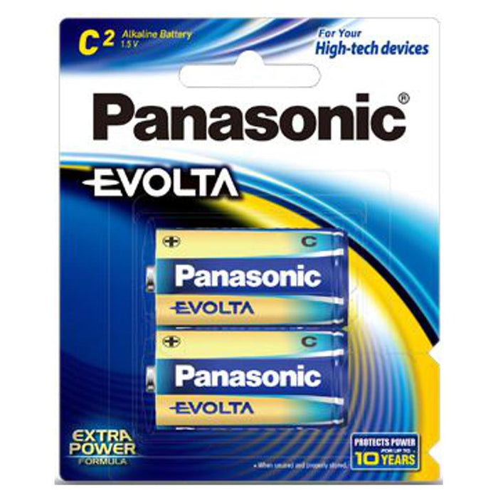 Panasonic Evolta C Alkaline Battery 2 Pack PA4427