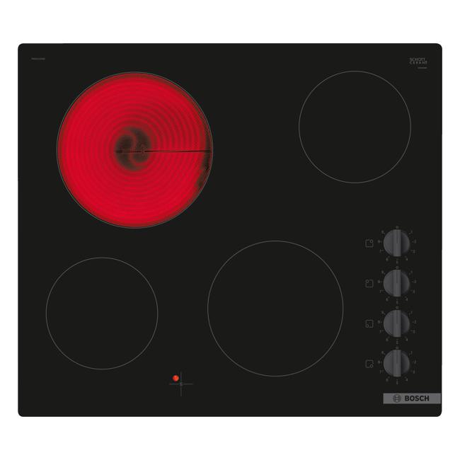 Bosch Series 2, Electric cooktop, 60 cm, Black PKE611CA2A