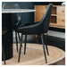 Bari Black PU Dining Chair-3