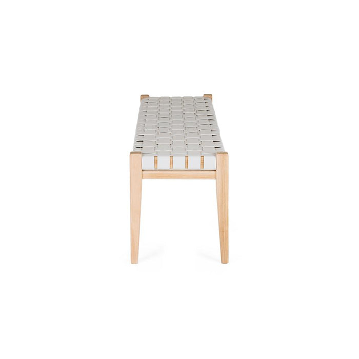 Furniture By Design Indo Woven Bench 150 Duck Egg PLINBENWG