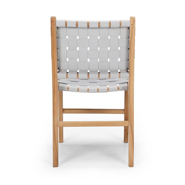 Indo Woven Dining Chair Duck Egg 3