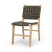 Indo Woven Dining Chair Olive 1