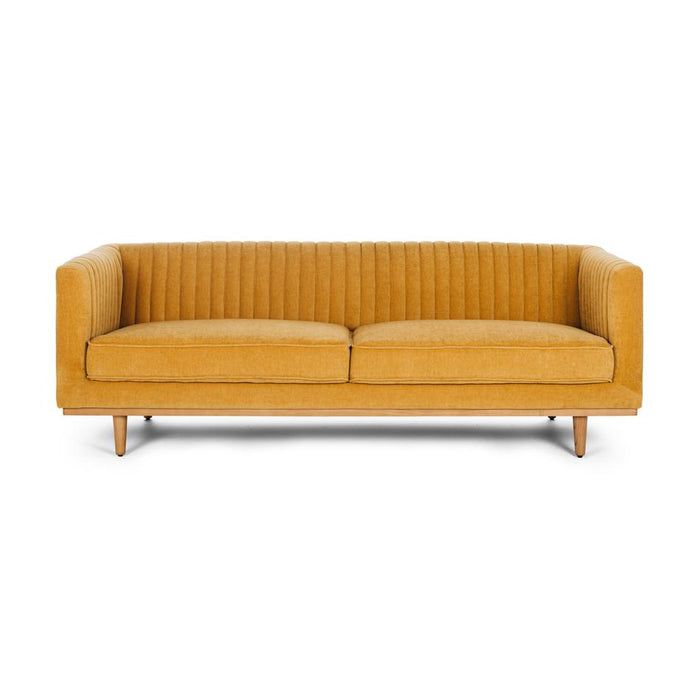 Furniture By Design Madison 3 Seater Honey Gold PLMADHG