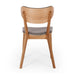 Zurich Light Grey Oak Dining Chair 4