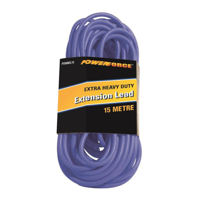 Powerforce 15M 15A Extra Heavy Duty Power Extension Lead.