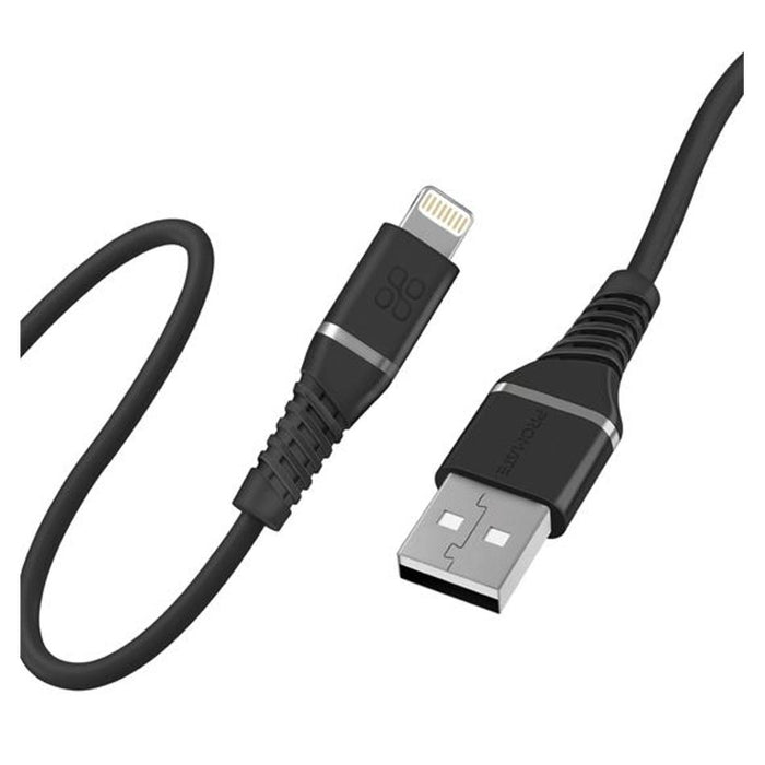 Promate 1.2M Mfi Certified Usb-A To Lightning Data & Charge Cable.