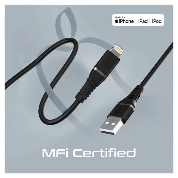 Promate 1.2M Mfi Certified Usb-A To Lightning Data & Charge Cable.