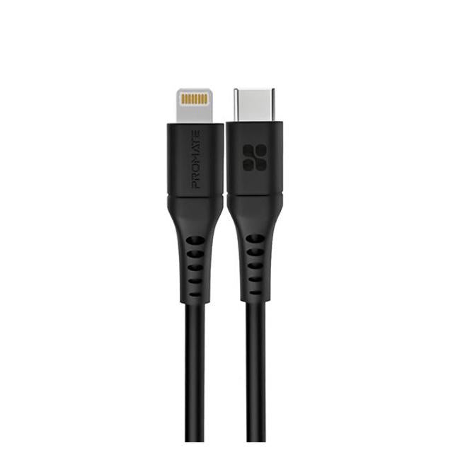 Promate 1.2M 20W Pd Usb-C To Lightning Charge & Sync Cable.