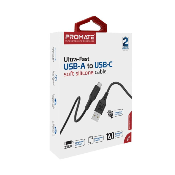 Promate 1.2M Usb-A To Usb-C Data & Charge Cable