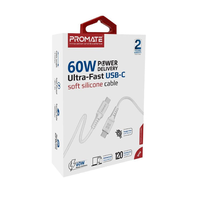 Promate 1.2M Usb-C Data And Charging Cable