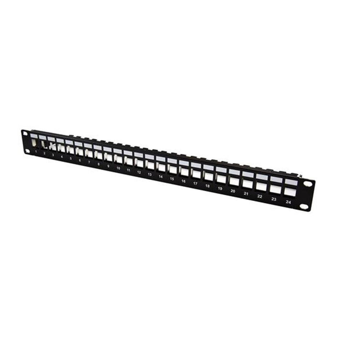 Dynamix Horizontal 19' 1Ru Unloaded 24 Port Utp Patch Panel PP-UK-24RM