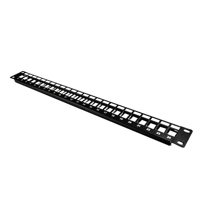 Dynamix Horizontal 19' 1Ru Unloaded 24 Port Utp Patch Panel PP-UK-24