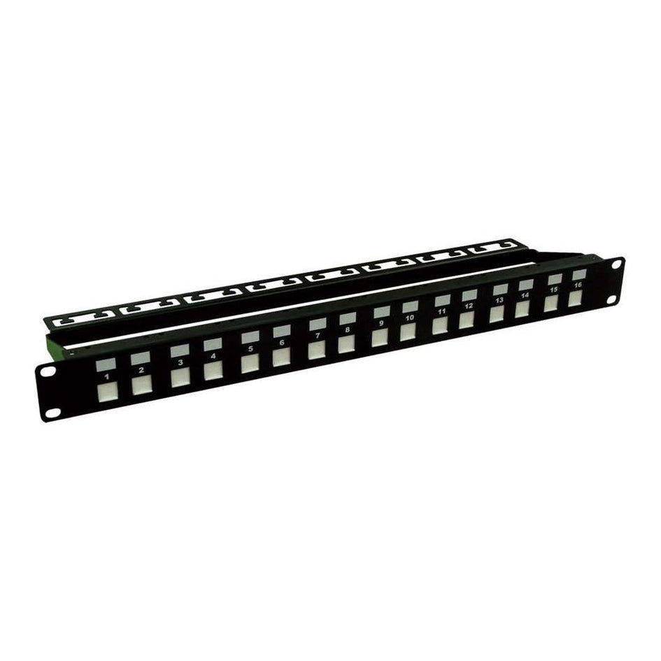 16 Port Patch Panel - Dynamix PP-UKS-16 — Folders