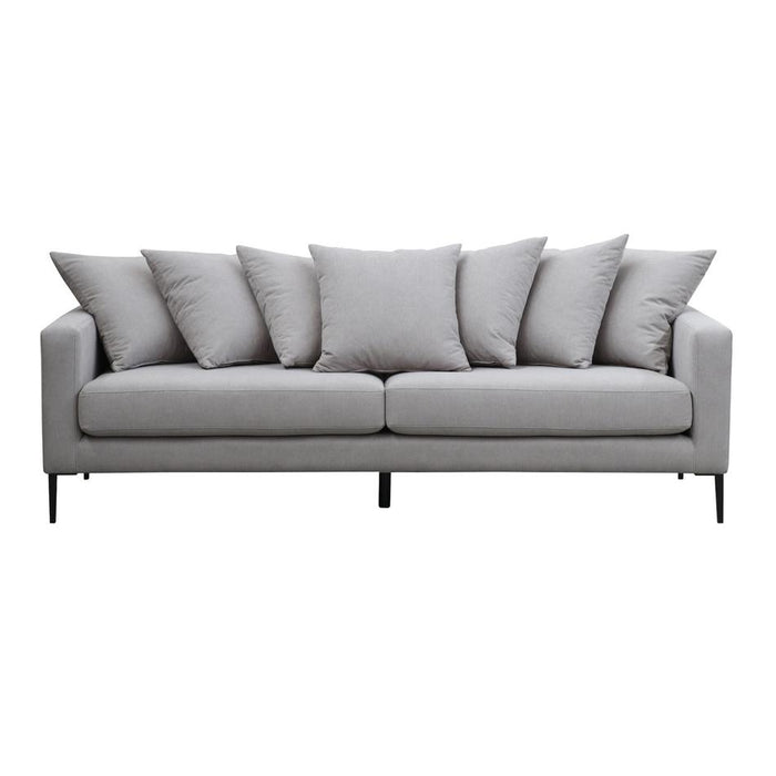 Rembrandt Capri 3 Seater Sofa W/ 7 Scatter Cushions Grey PR2068