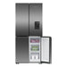 Fisher & Paykel 498L Quad Door Refrigerator with Ice & Water RF500QNUB1_3