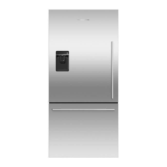 Fisher & Paykel 491L Bottom Mount Fridge with Ice & Water