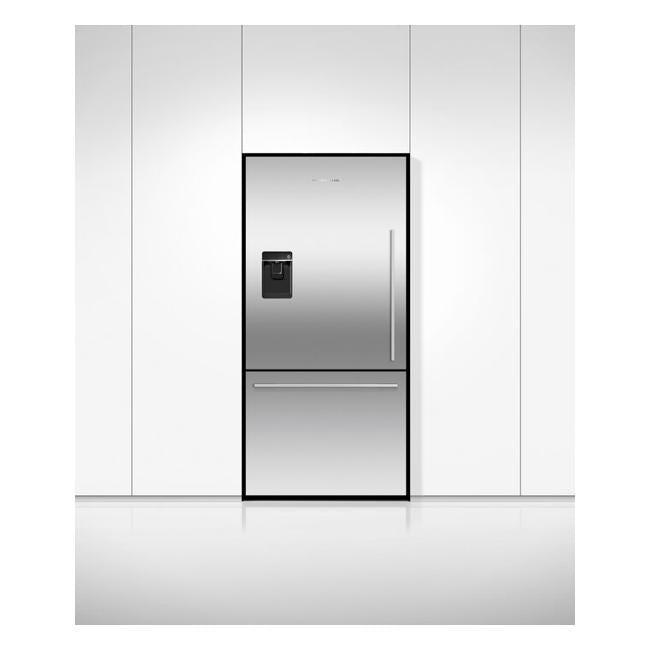 Fisher & Paykel 491L Bottom Mount Fridge with Ice & Water