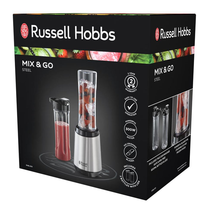 Russell Hobbs Mix & Go Classic - Stainless Steel RHBL300