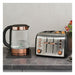 Russell Hobbs Brooklyn Glass Kettle and toaster set nz- Copper RHK172