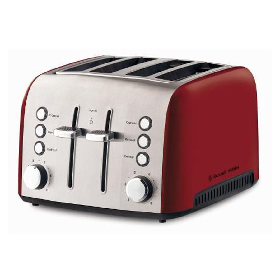 Russell Hobbs Heritage Vogue 4 Slice Toaster Ruby RHT54RBY — Folders